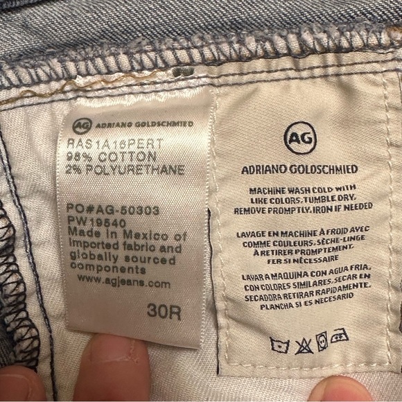 AG Adriano Goldschmeid Women’s Jeans Farrah Skinny Ankle X High-Rise Size 30 - Picture 16 of 16